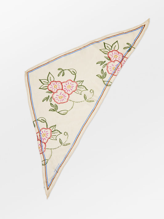 Becksöndergaard, Efloria Triangle Taby Scarf - Birch White, mid season sale, mid season sale