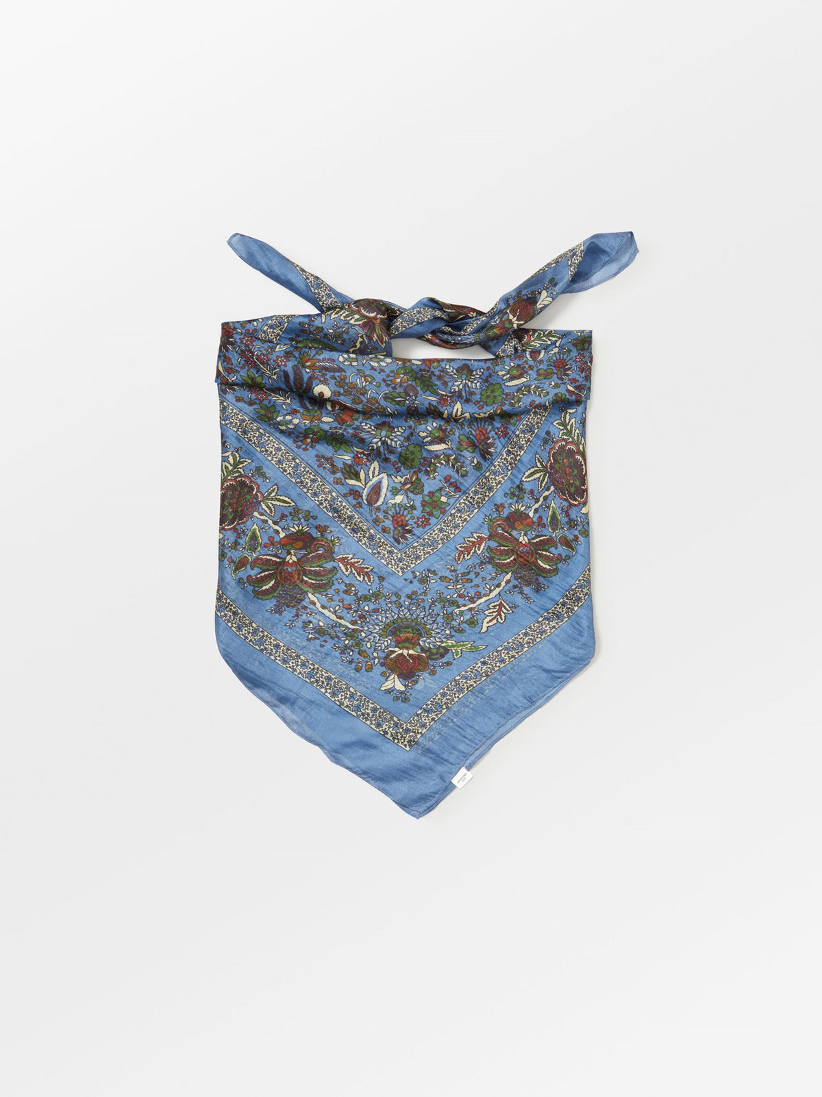 Becksöndergaard, Tapisflora Taby Sia scarf - Windward Blue, scarves, scarves
