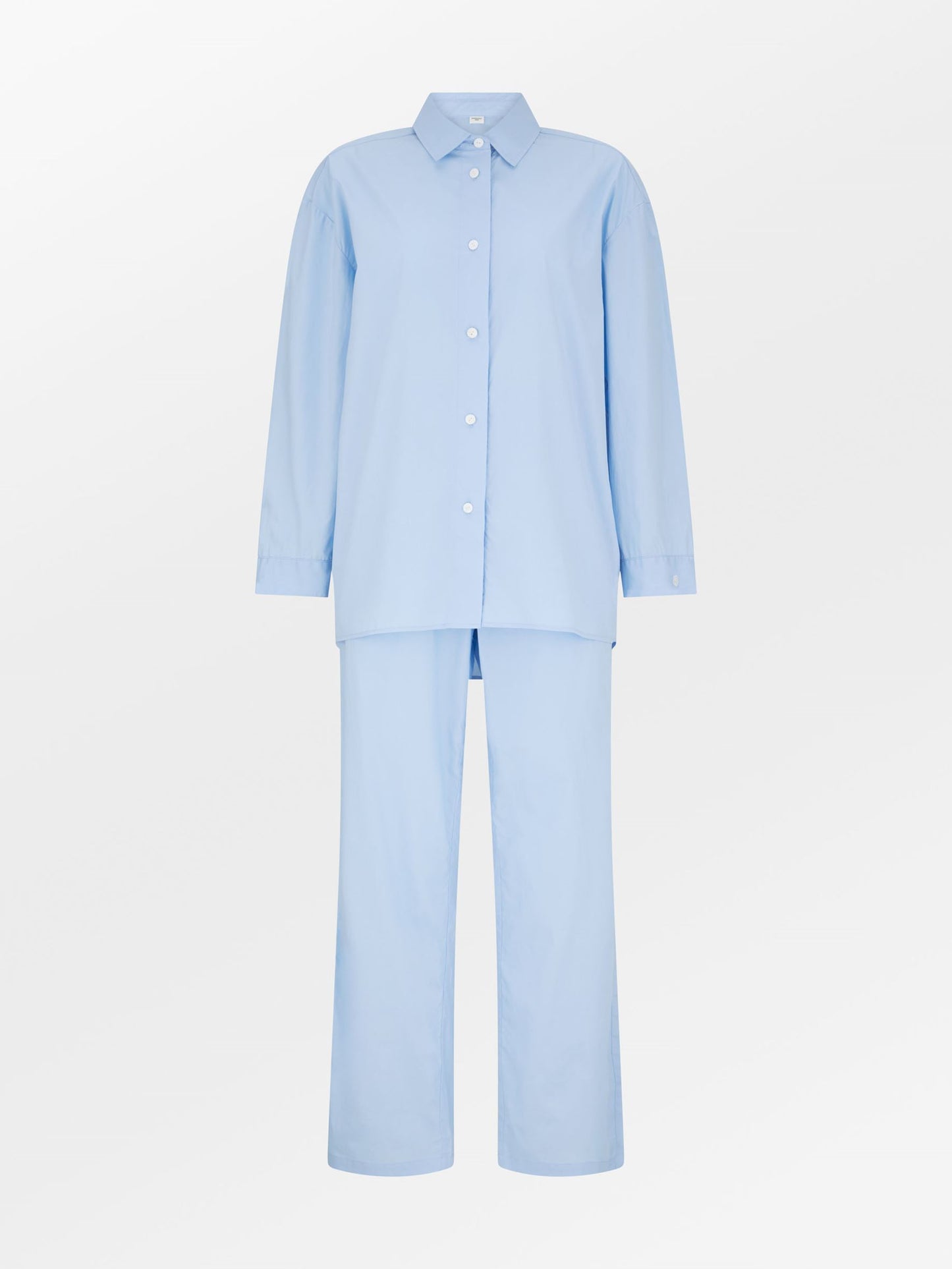 Becksöndergaard, Essential Pyjamas Set - Shirt Blue, clothing
