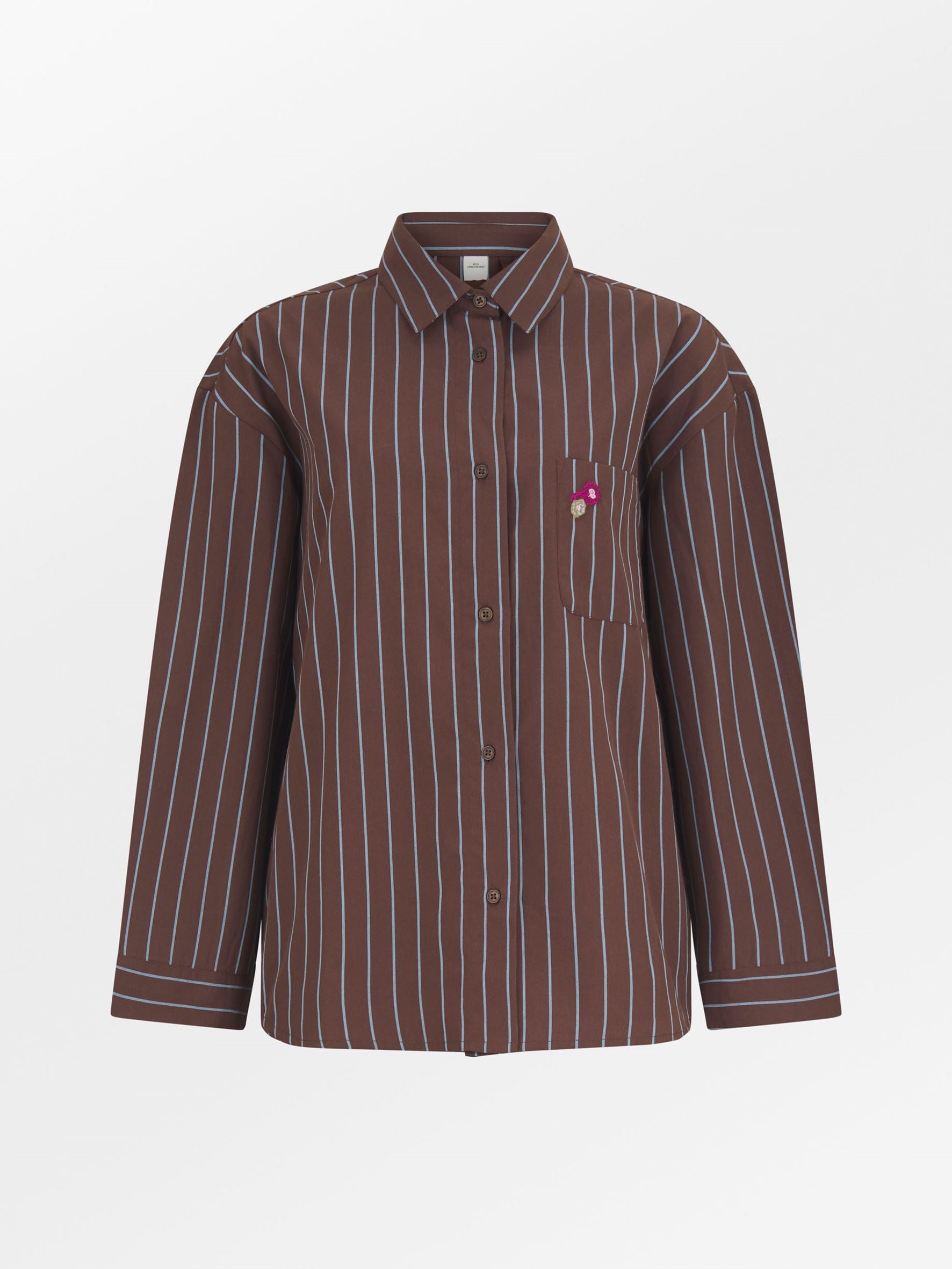 Striped Wintaflora Pyjamas Shirt Clothing BeckSöndergaard