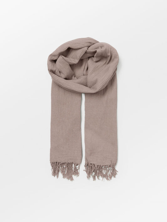 Solid Ilona Scarf - Sand Beige OneSize   BeckSöndergaard