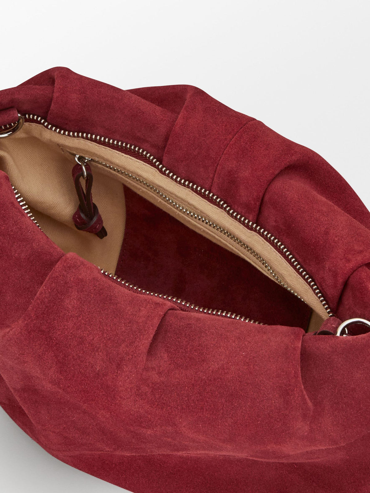 Becksöndergaard, Suede Small Clutch Bag - Rosewood, bags, spring summer 2027x
