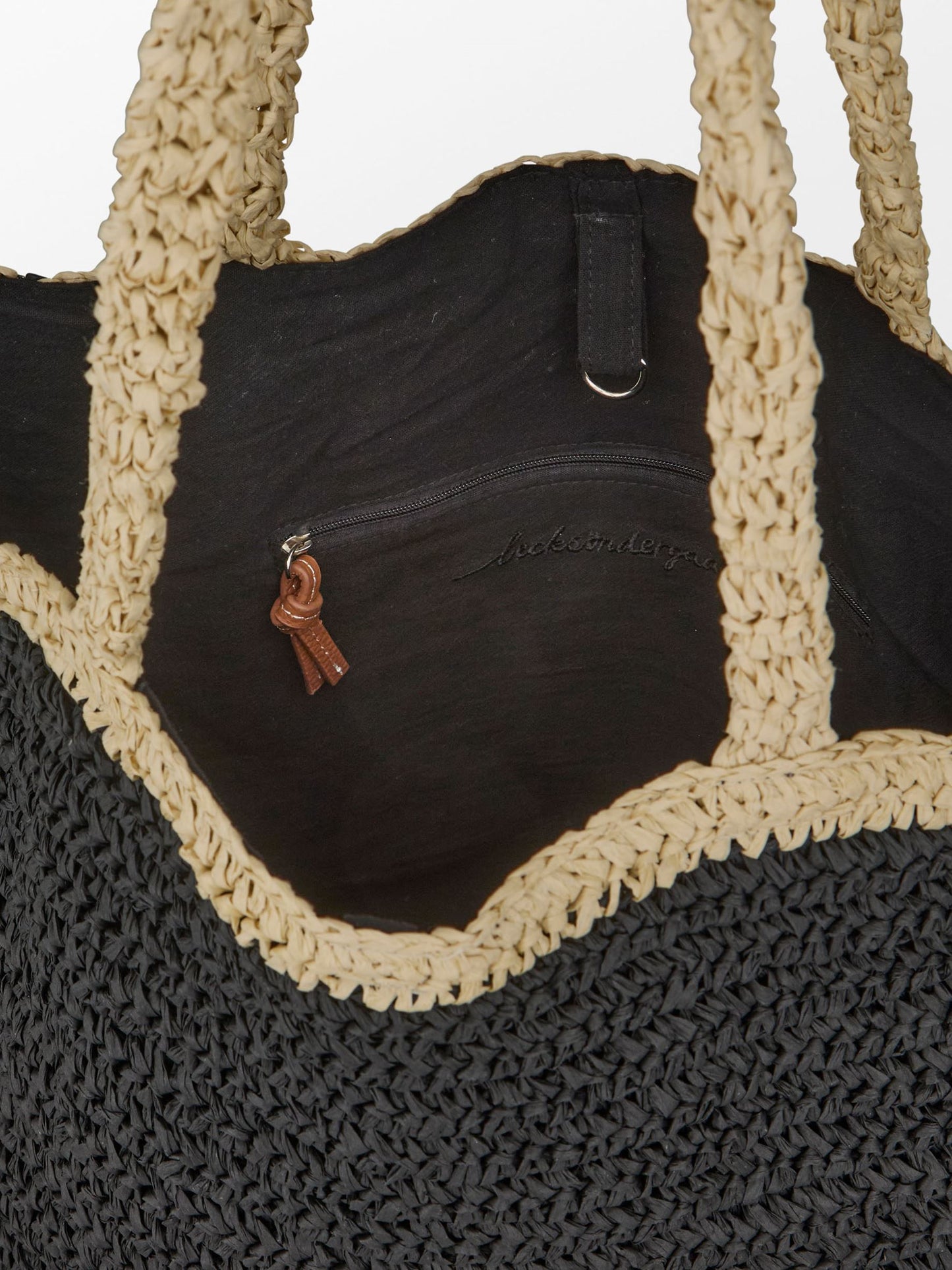 Paper Straw Tota Bag OneSize BeckSöndergaard