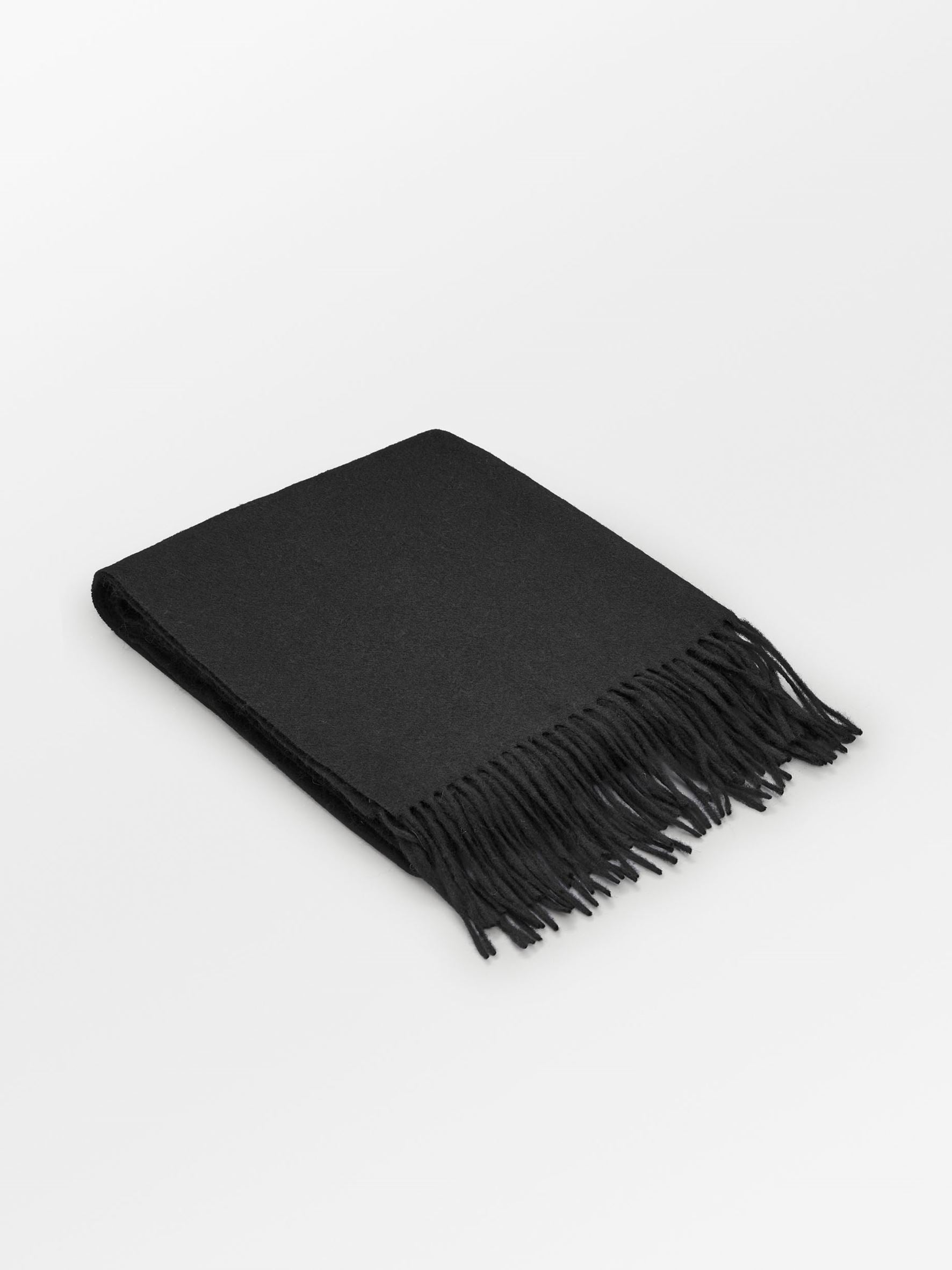 Crystal Edition Wool Scarf - Black OneSize BeckSöndergaard
