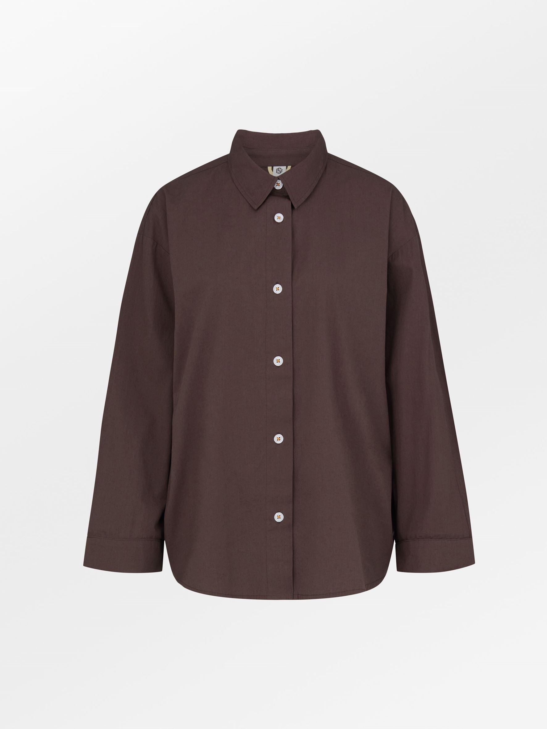 Solid Wide Shirt Clothing   BeckSöndergaard