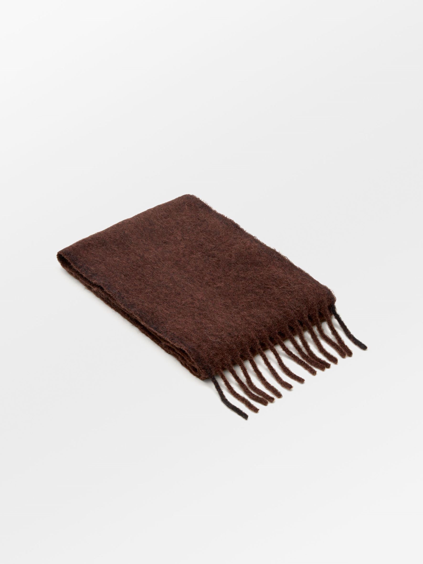 Becksöndergaard, Solid Yuta Scarf - Hot Fudge Brown, scarves, scarves, sale, sale, scarves