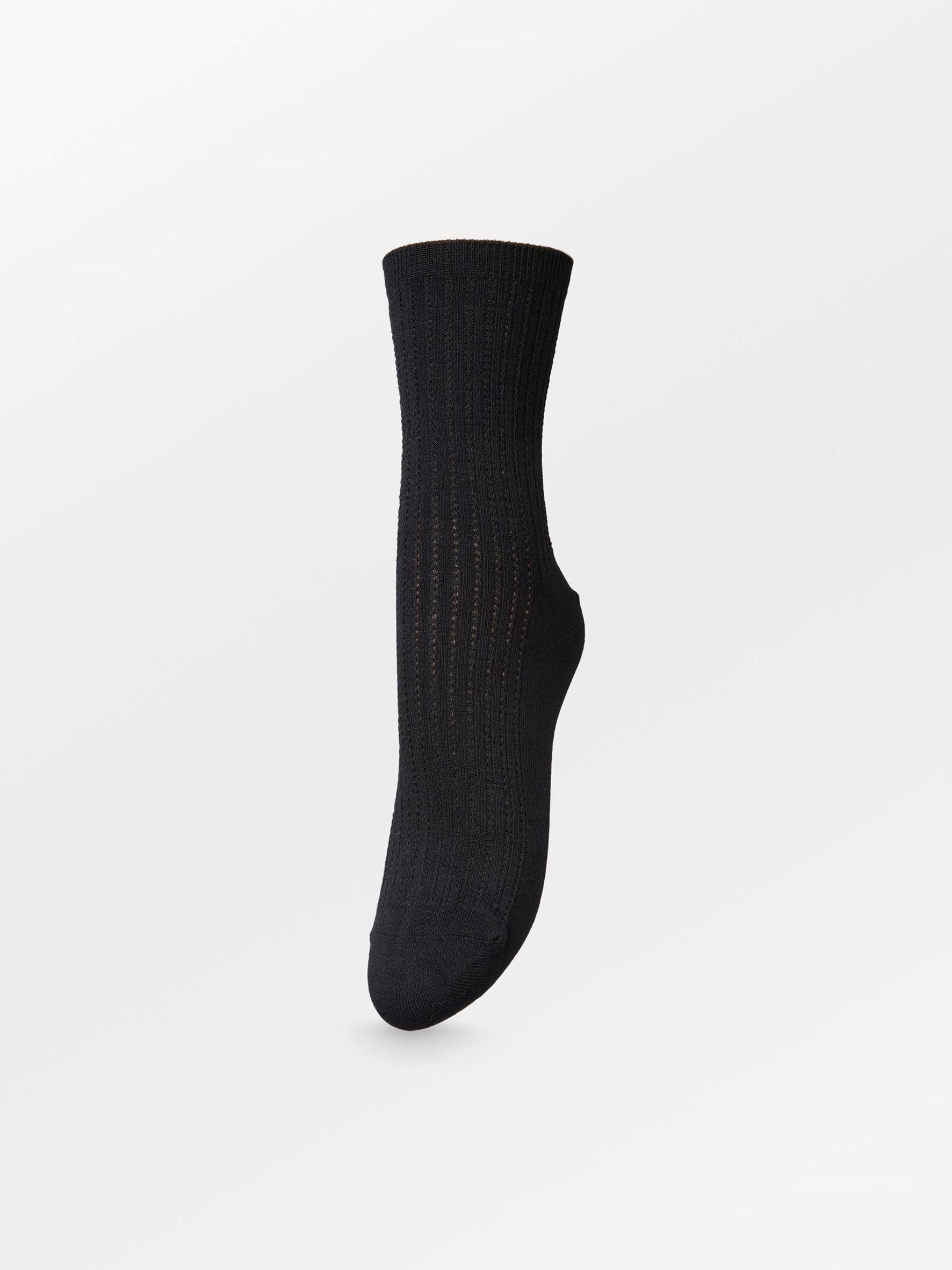 Becksöndergaard, Helga Crochet Sock  - Black, socks, socks, black week, black week