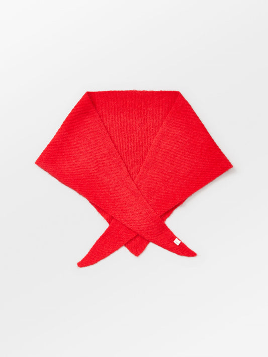 Becksöndergaard, Alpaca-Wool Triangle Scarf - Salsa Red, scarves, scarves, winter accessories, winter accessories, scarves, scarves