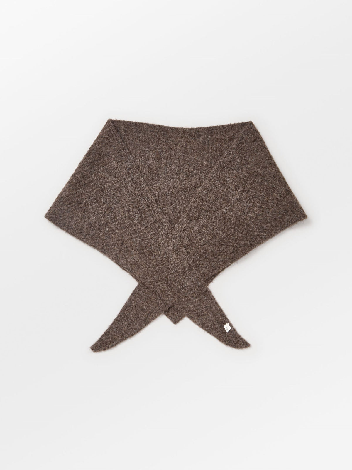Becksöndergaard, Alpaca-Wool Triangle Scarf - Hot Fudge Brown, scarves, scarves, winter accessories, winter accessories