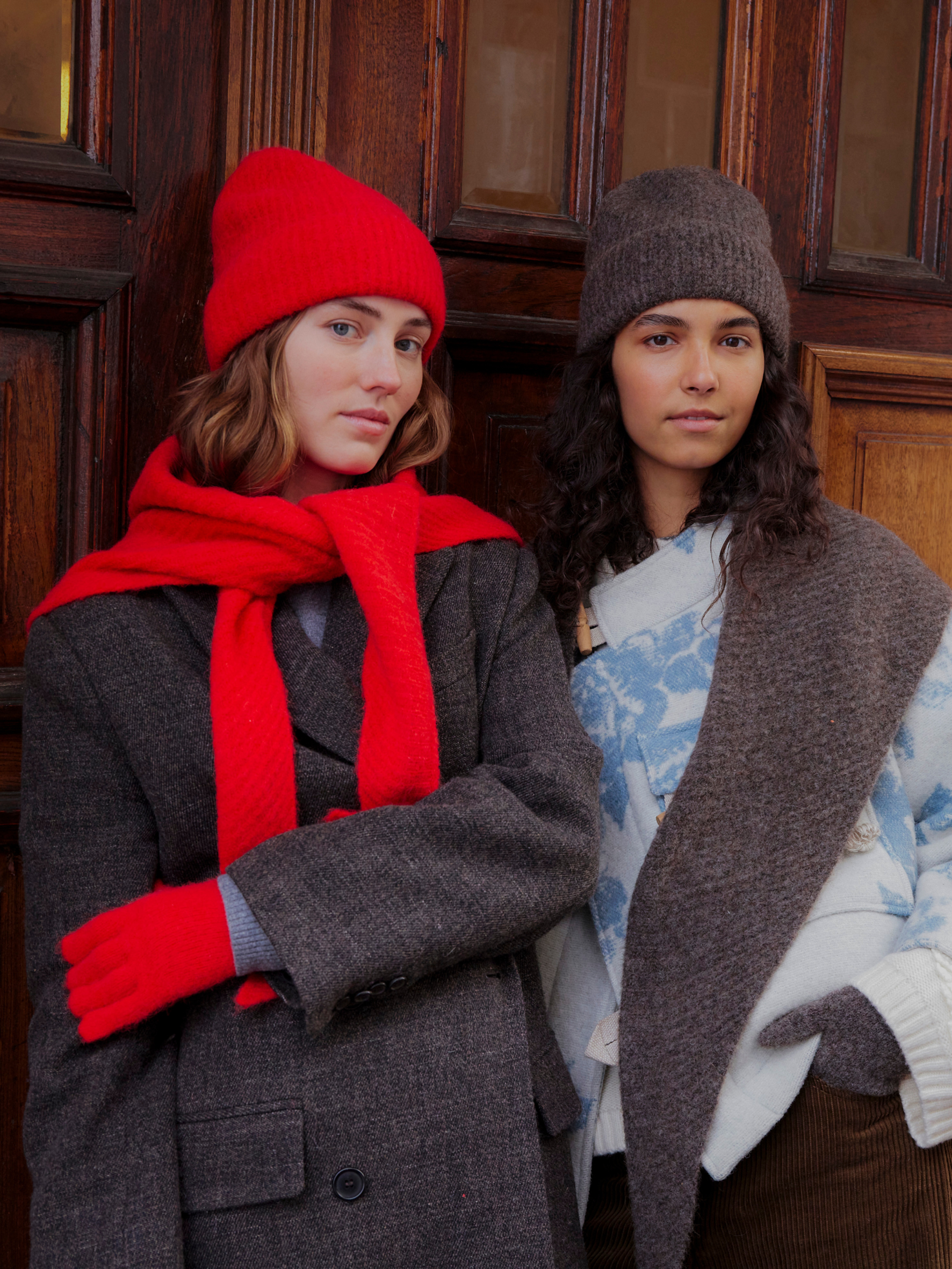 Alpaca-Wool Triangle Scarf OneSize BeckSöndergaard