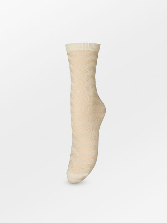 Becksöndergaard, Dopamina Glitter Sock - Birch White, socks, archive, archive, socks