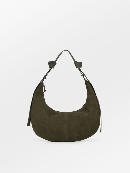 Suede Lona Crossbody Bag - Army OneSize   BeckSöndergaard