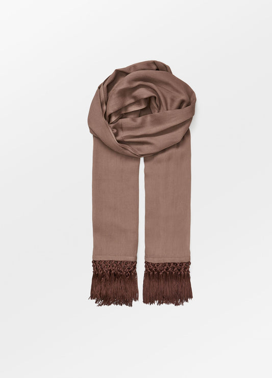 Becksöndergaard, Fran Cowea Scarf - Partridge Brown, scarves, news