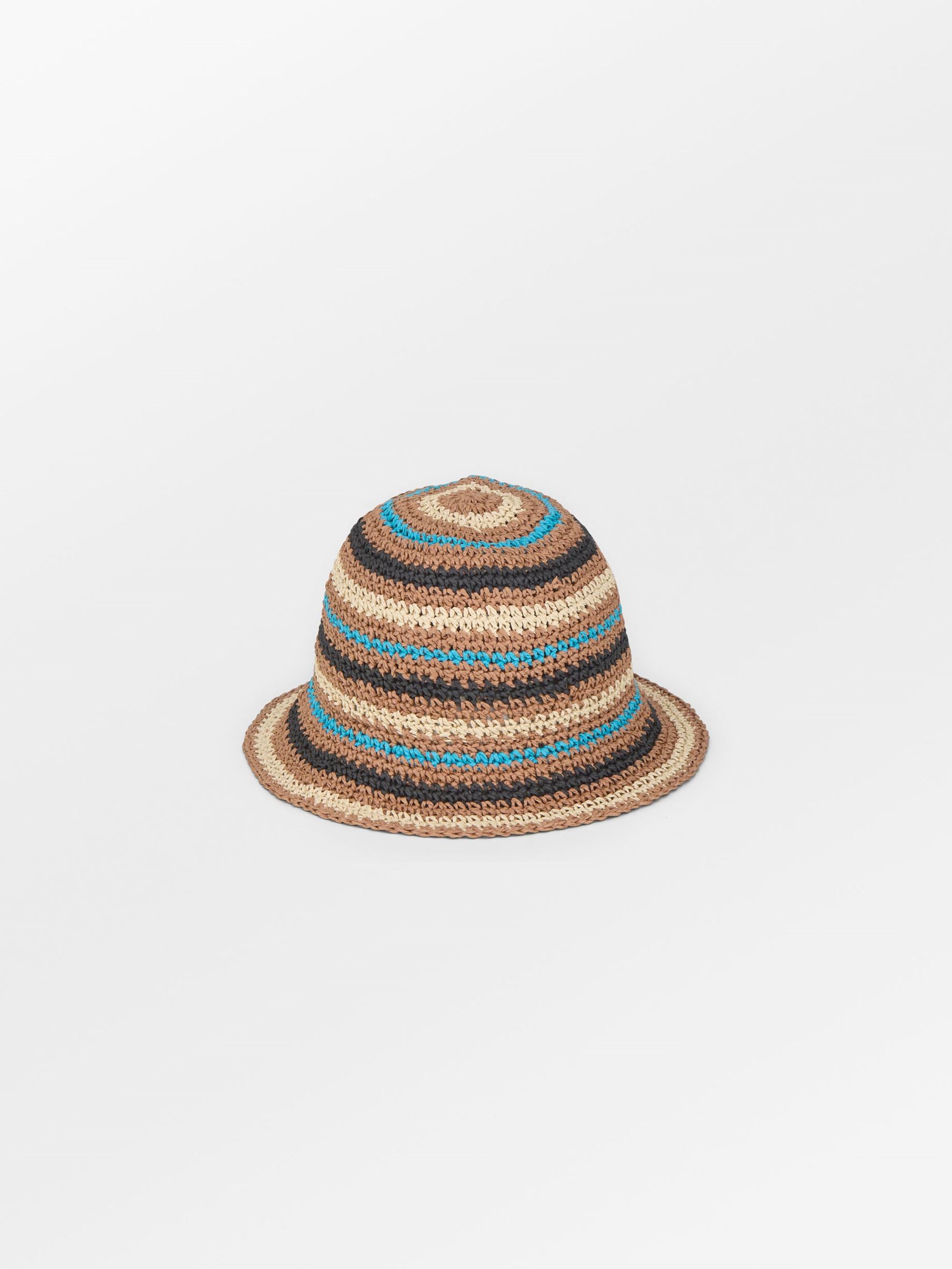 Striped Saverina Straw Hat Clothing BeckSöndergaard