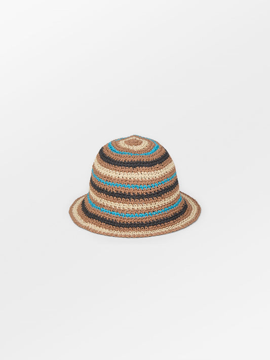 Striped Saverina Straw Hat Clothing BeckSöndergaard
