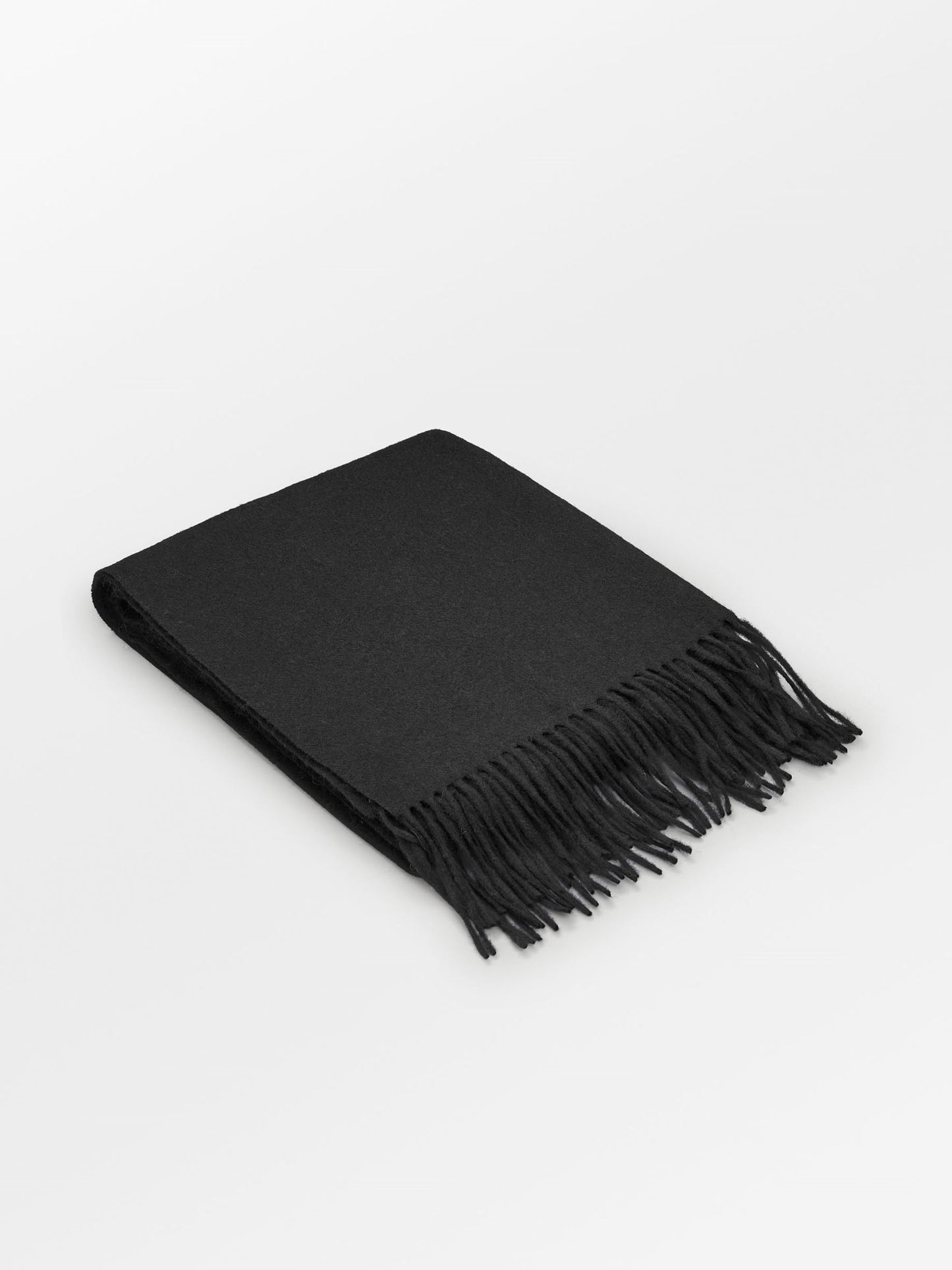 Crystal Edition Wool Scarf - Black OneSize   BeckSöndergaard