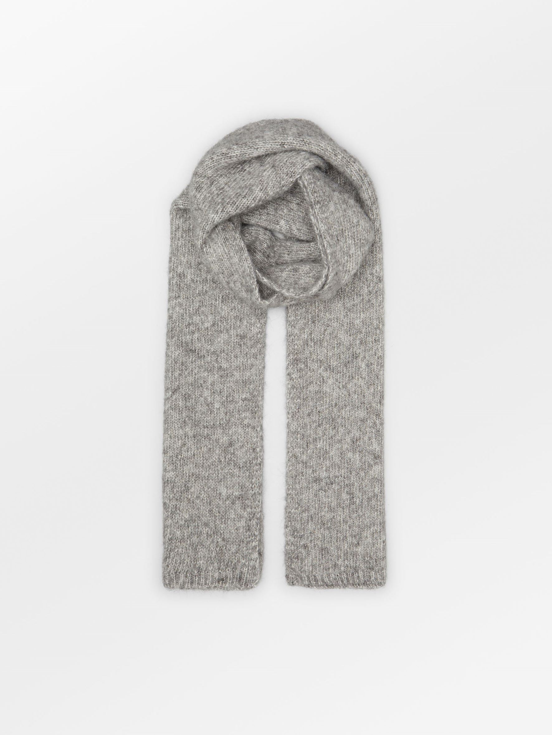 Becksöndergaard, Lenny Scarf - Light Grey Melange, scarves, scarves, sale, sale, scarves