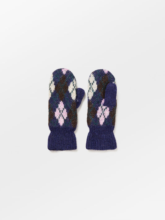 Argyle Wool Mitten Clothing BeckSöndergaard