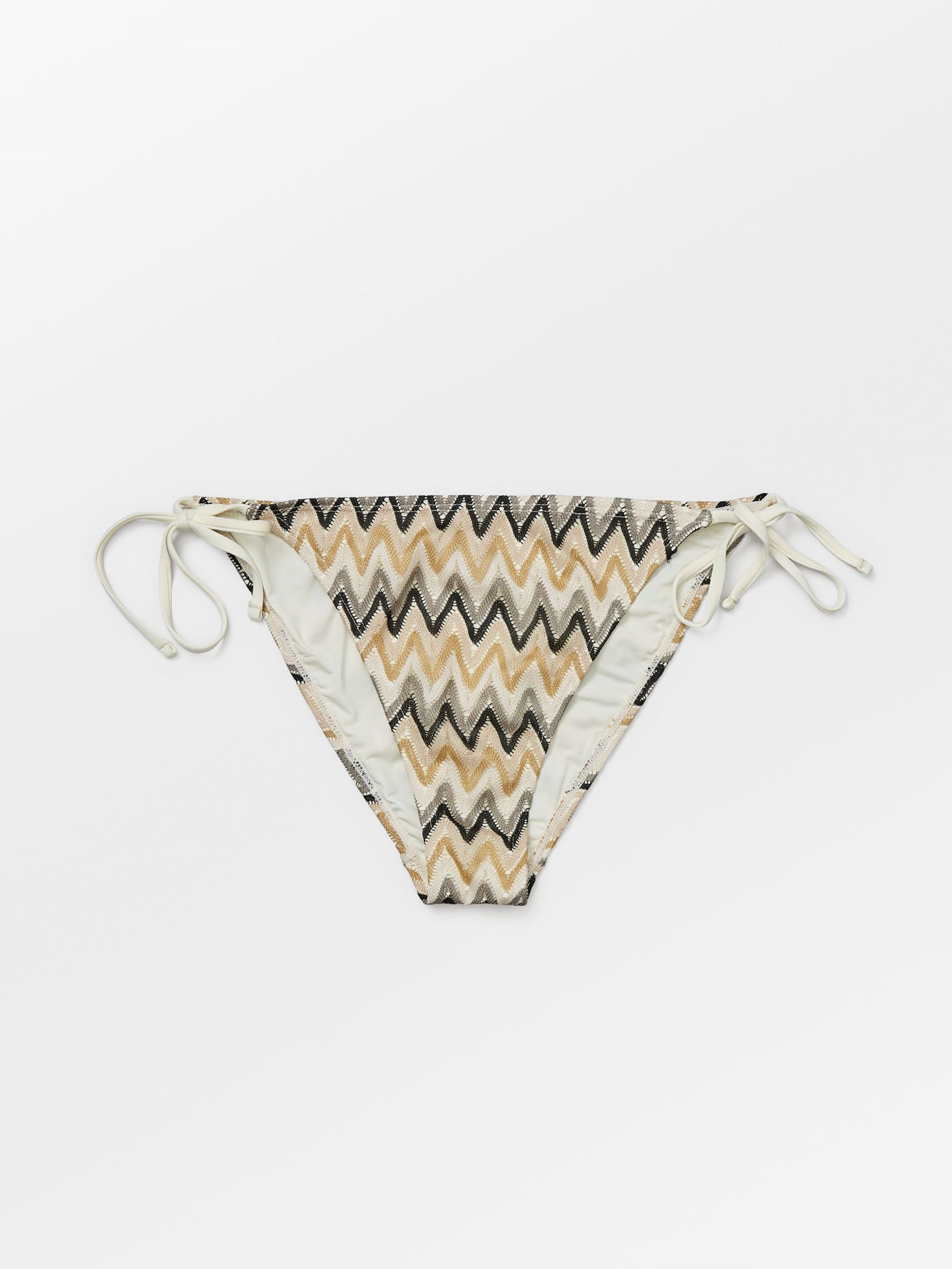 Amber Bikini Bottom - Beige/Sort Clothing   BeckSöndergaard