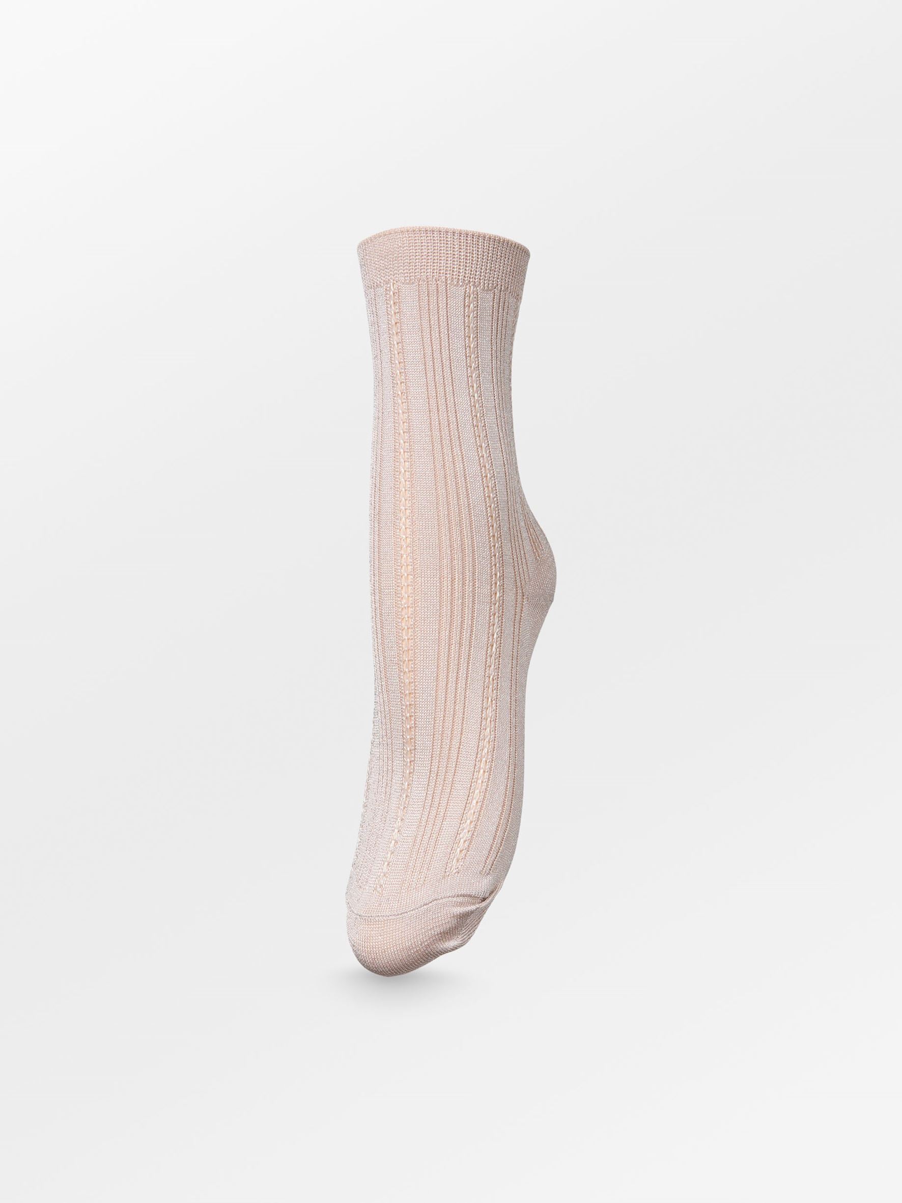 Glitter Drake Sock - Rosa Socks BeckSöndergaard