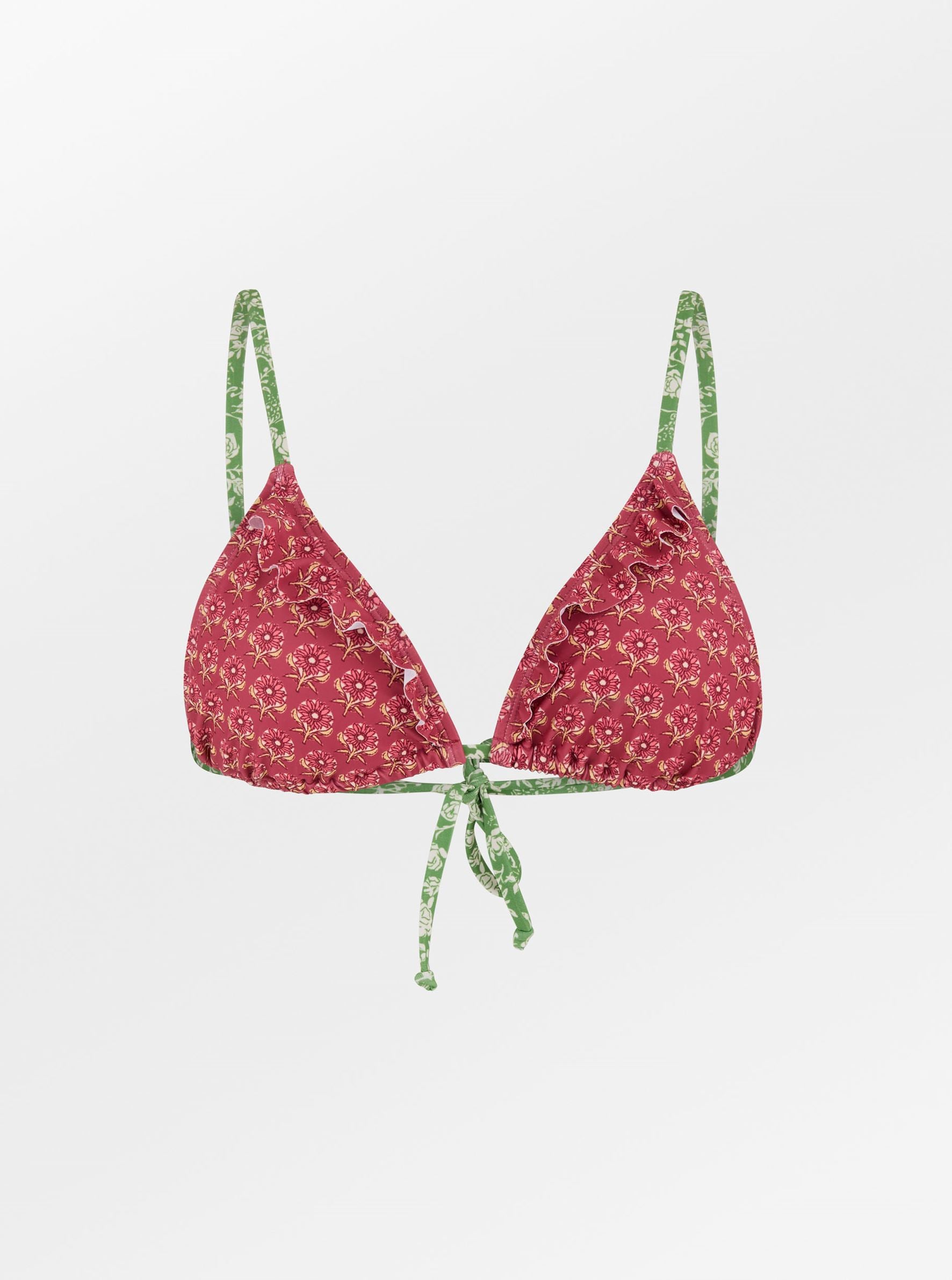 Bloflora Bella Frill Bikini Top Clothing BeckSöndergaard