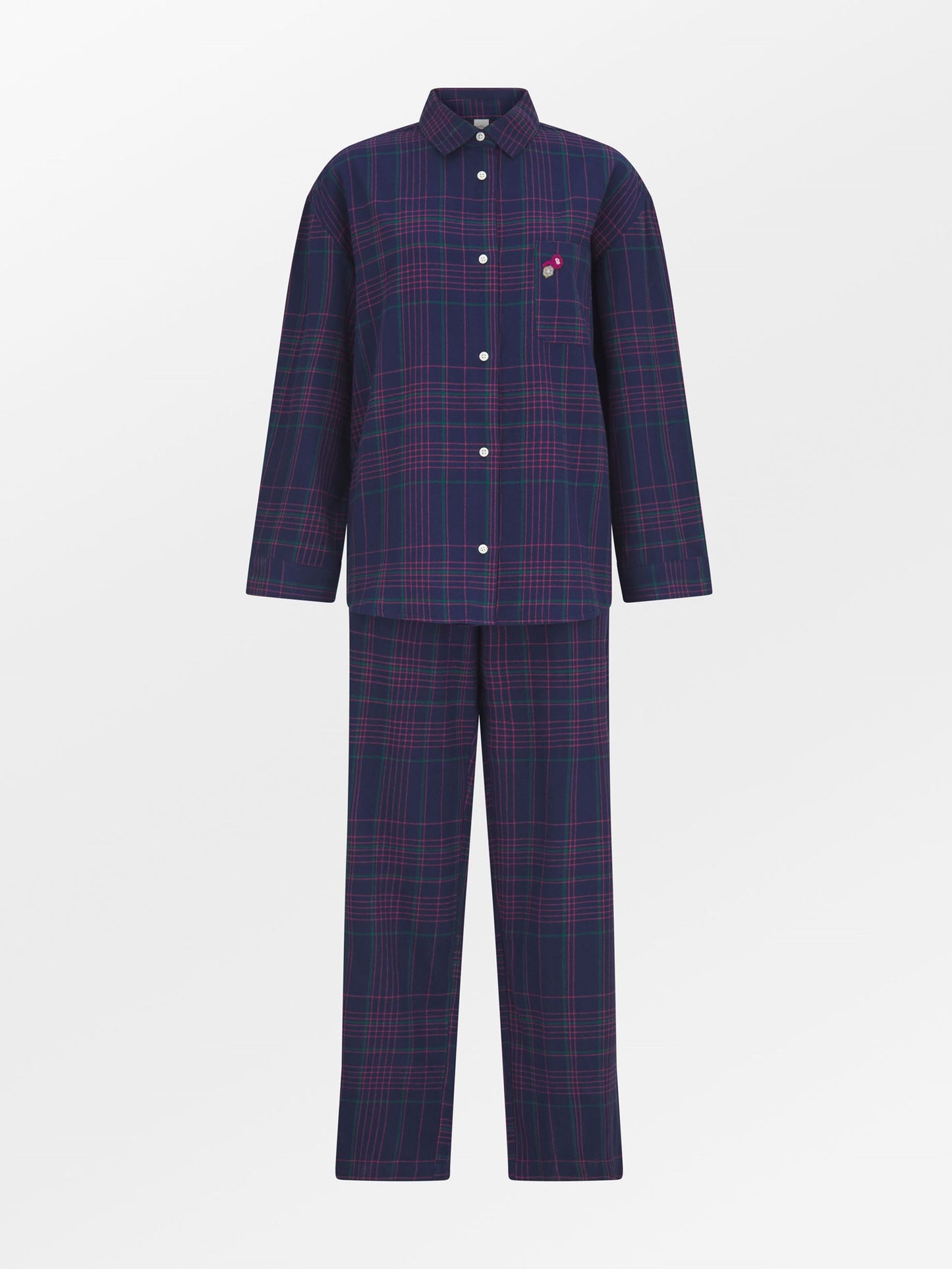 Flannel Gridy Pyjamas Shirt Clothing BeckSöndergaard