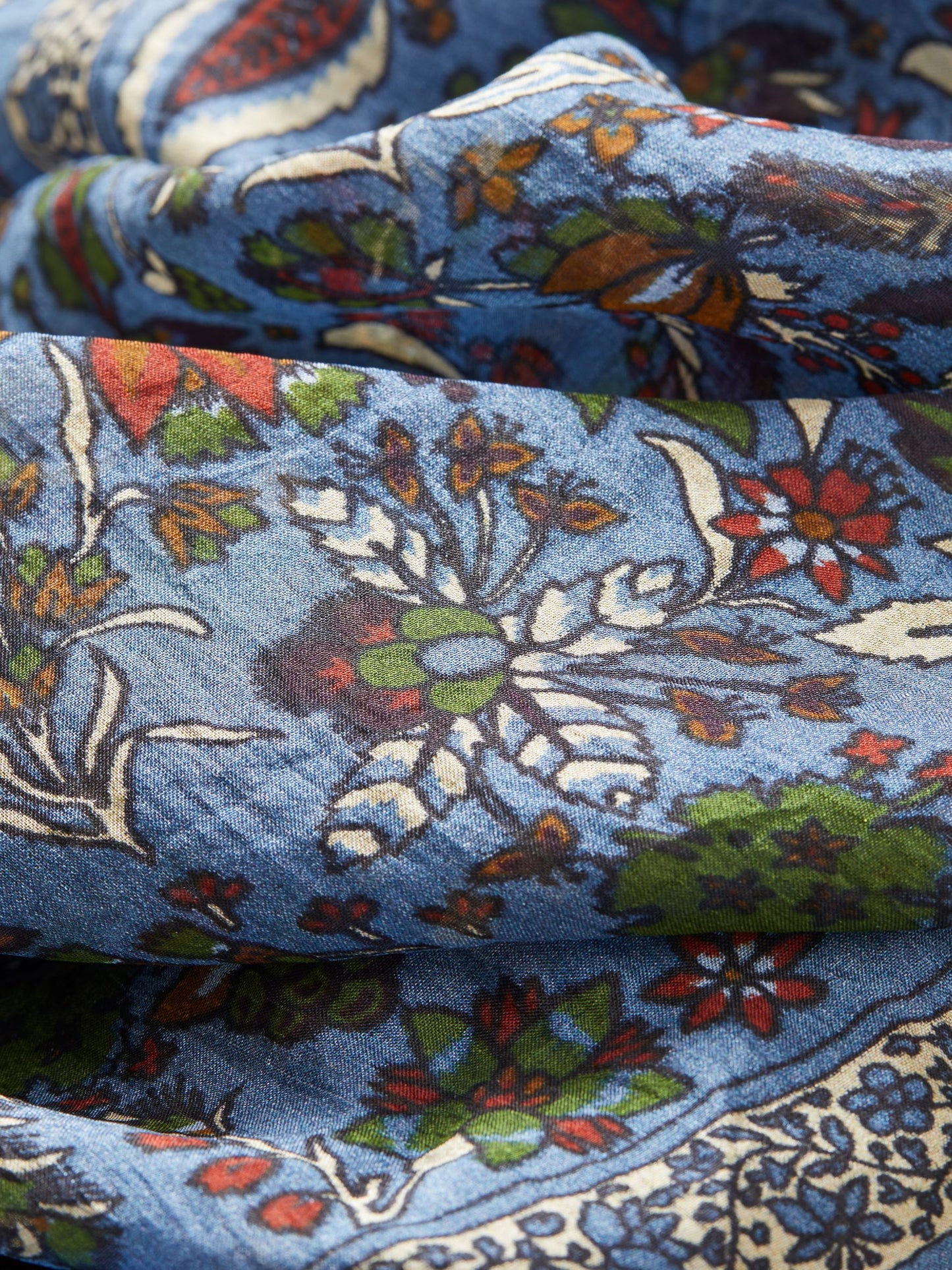 Becksöndergaard, Tapisflora Taby Sia scarf - Windward Blue, onesize