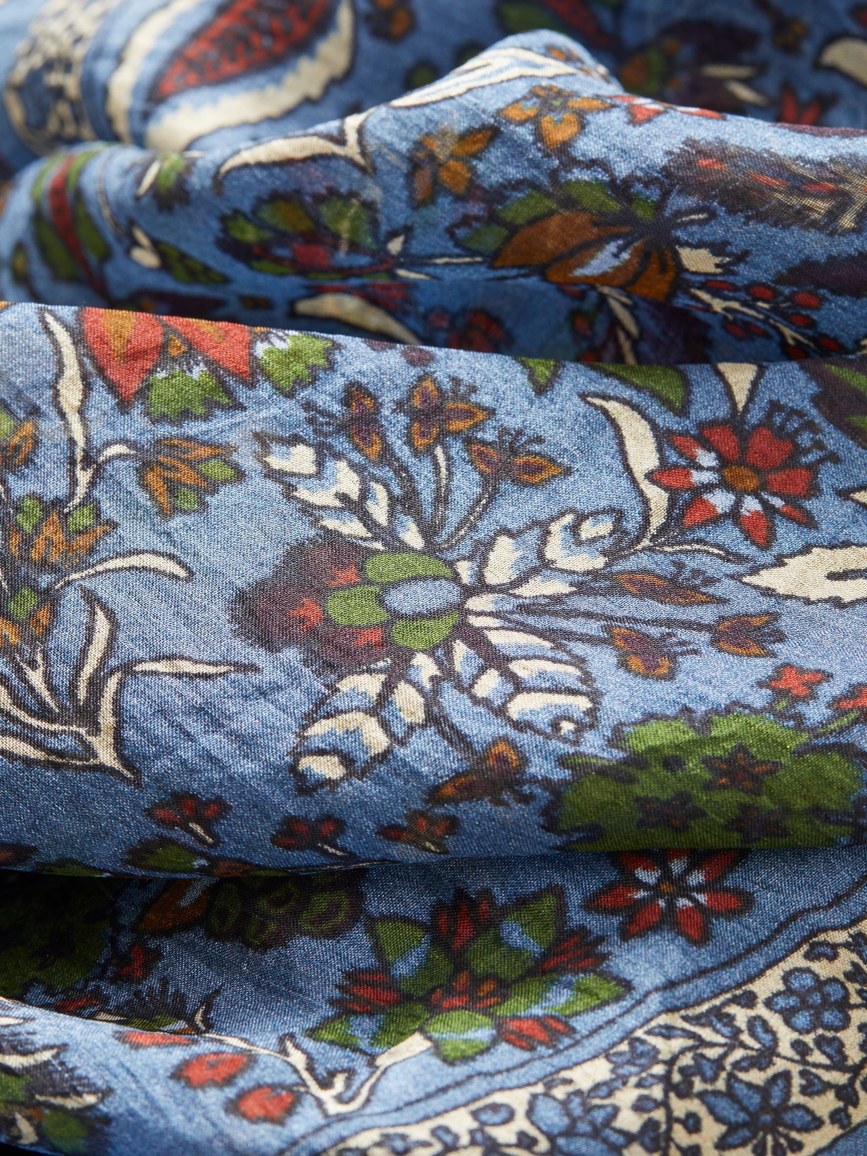 Becksöndergaard, Tapisflora Taby Sia scarf - Windward Blue, onesize