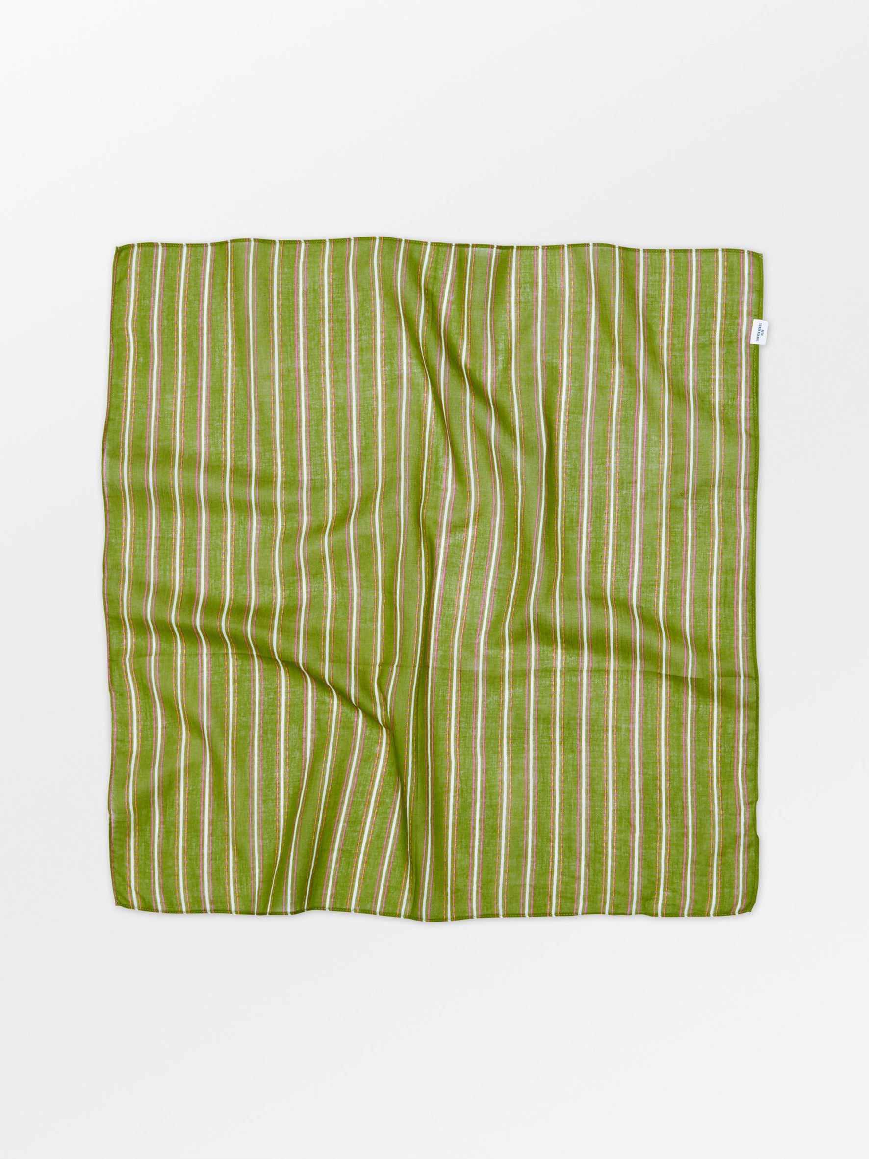 Becksöndergaard, Linoa Cotta Scarf - Grasshopper Green, scarves, scarves