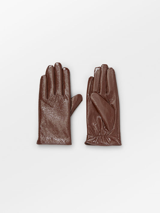 Becksöndergaard, Cracked Leather Gloves - Hot Fudge Brown, accessories, accessories, sale, sale, sale