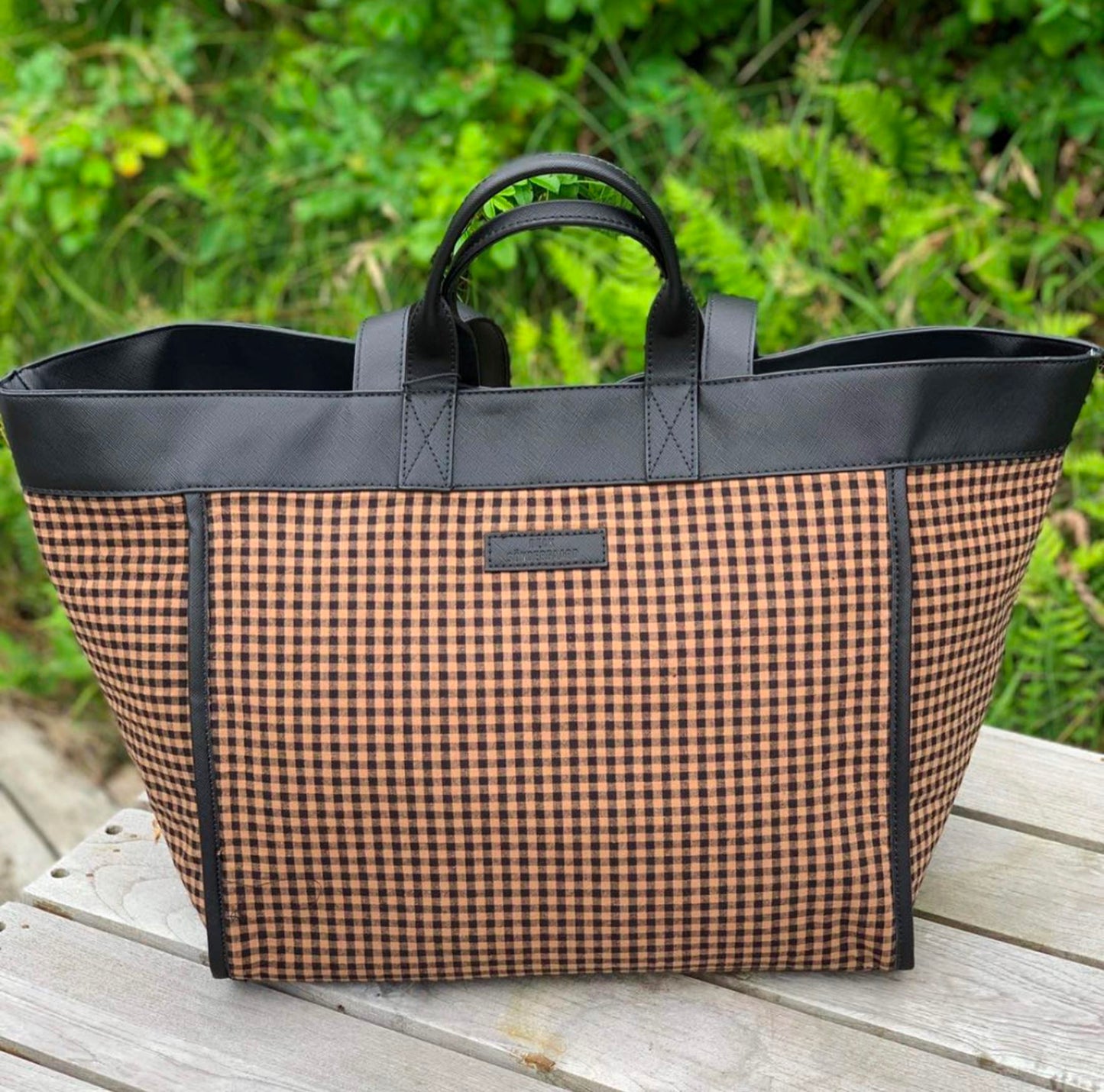 Gingham Lily Bag OneSize BeckSöndergaard