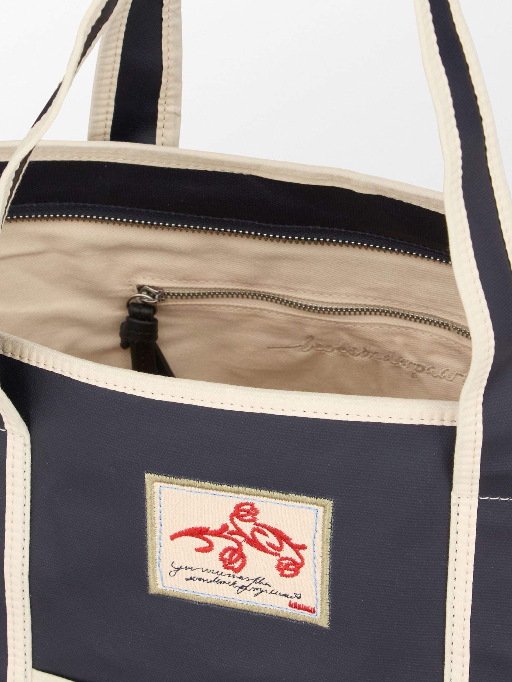 Becksöndergaard, Solid Coated Aubrey Bag - Navy Blue, bags, bags, bags, sale, sale, bags, bags, bags