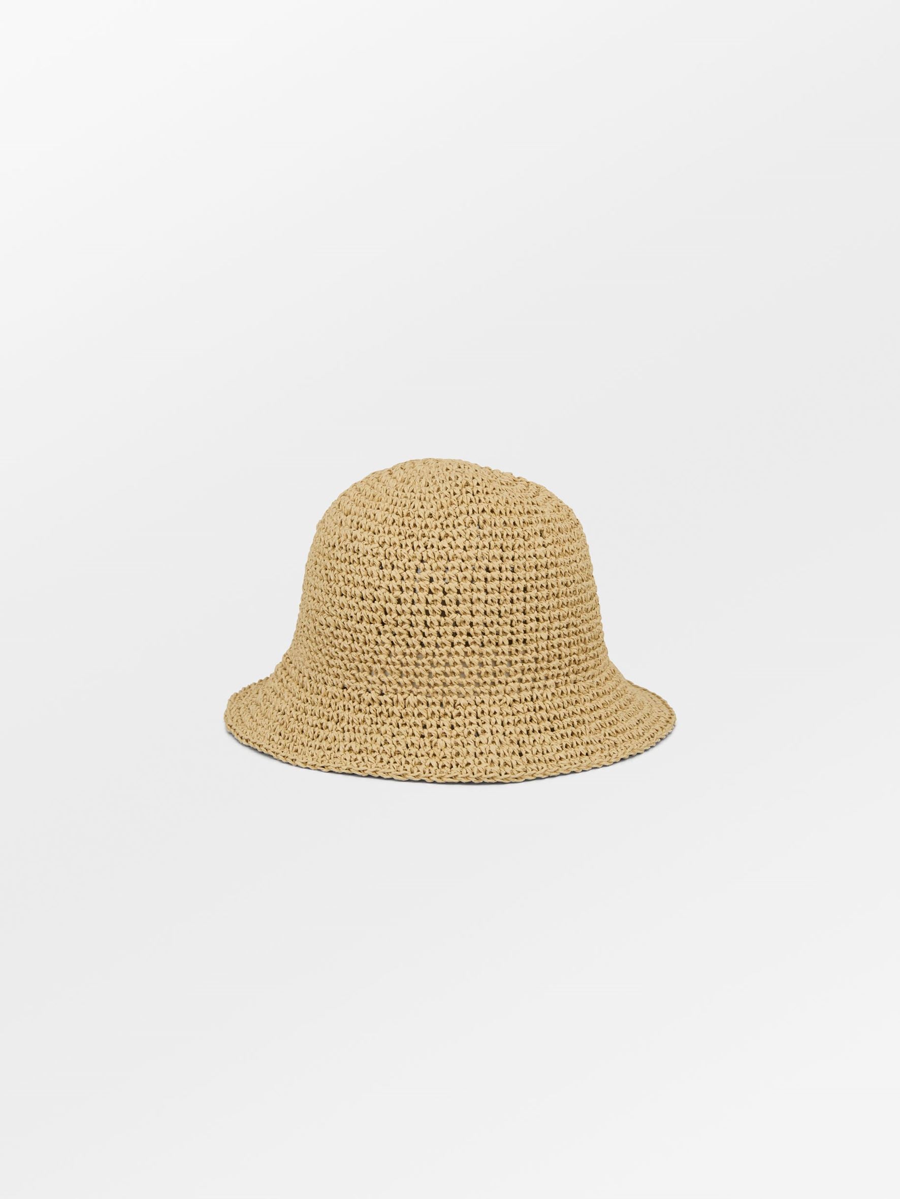 Becksöndergaard, Solid Saverina Straw Hat - Nature, accessories, sale, sale, accessories