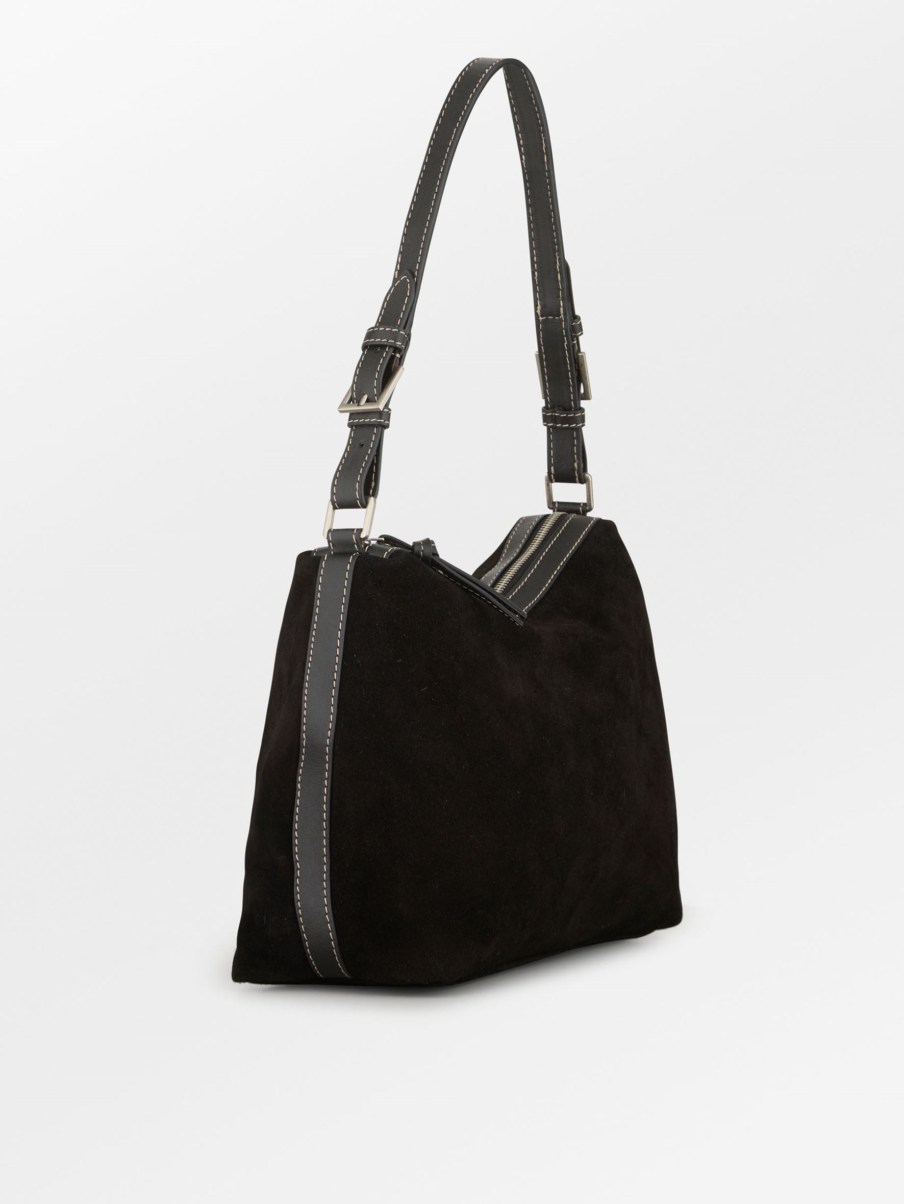 Becksöndergaard, Suede Ginni Medi Bag - Black, onesize