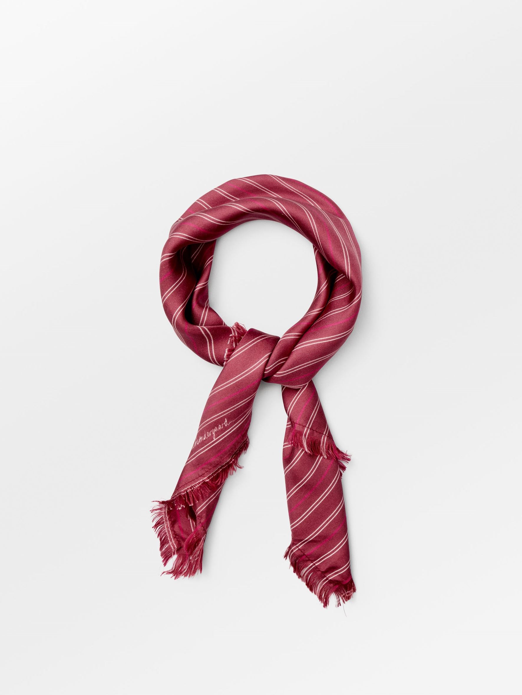 Becksöndergaard, Strifilia Sia Scarf - Tibetan Red, scarves, scarves, sale, sale, scarves, scarves, gifts, black week, black week