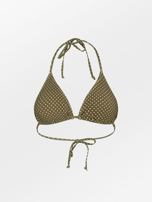 Polka Dot Bel Bikini Top Clothing BeckSöndergaard