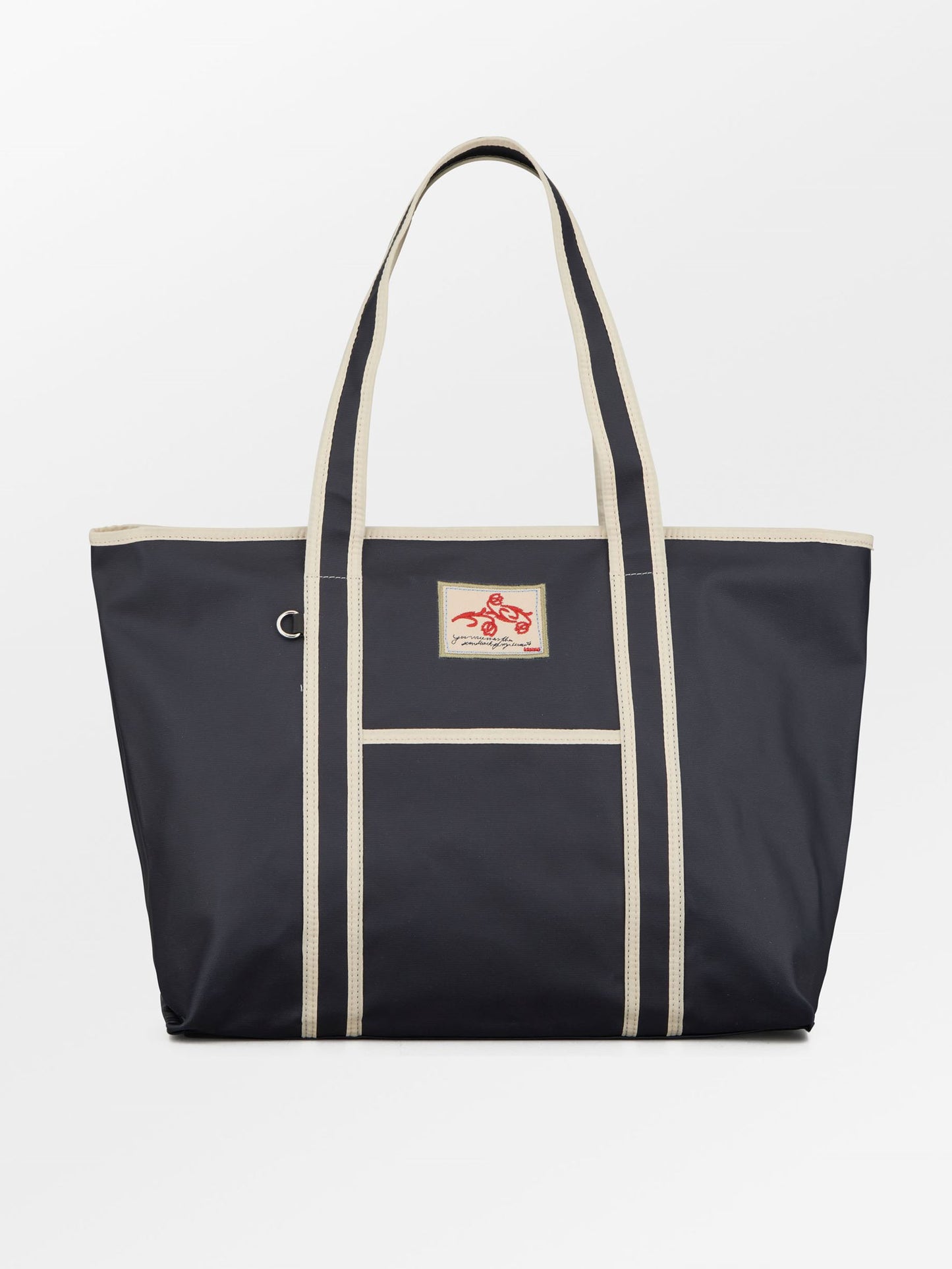 Becksöndergaard, Solid Coated Aubrey Bag - Navy Blue, bags, bags, bags, bags, bags
