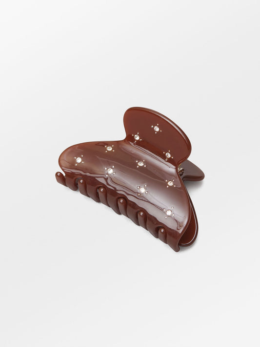 Becksöndergaard, Sprinkla Hair Claw - Hot Fudge Brown, accessories, accessories, accessories