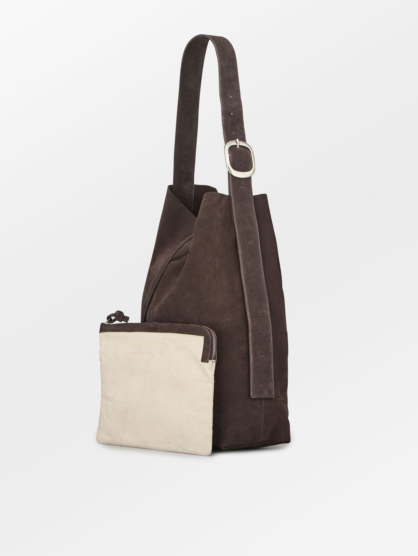 Becksöndergaard, Suede Mae Buckle Bag - Chocolate Torte, bags, bags, bags, sale, sale, bags, bags, bags