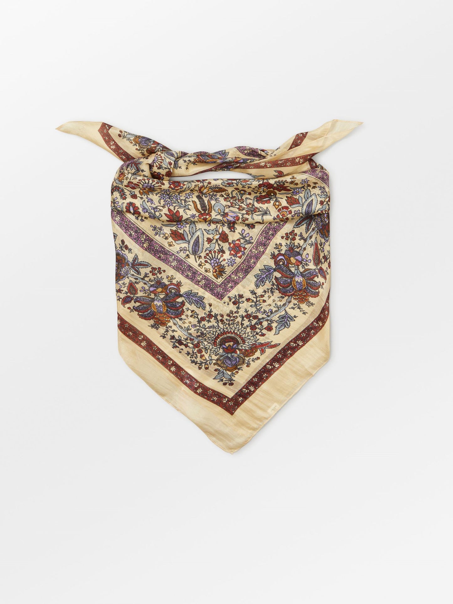Becksöndergaard, Tapisflora Taby Sia scarf - Rutabaga White, onesize