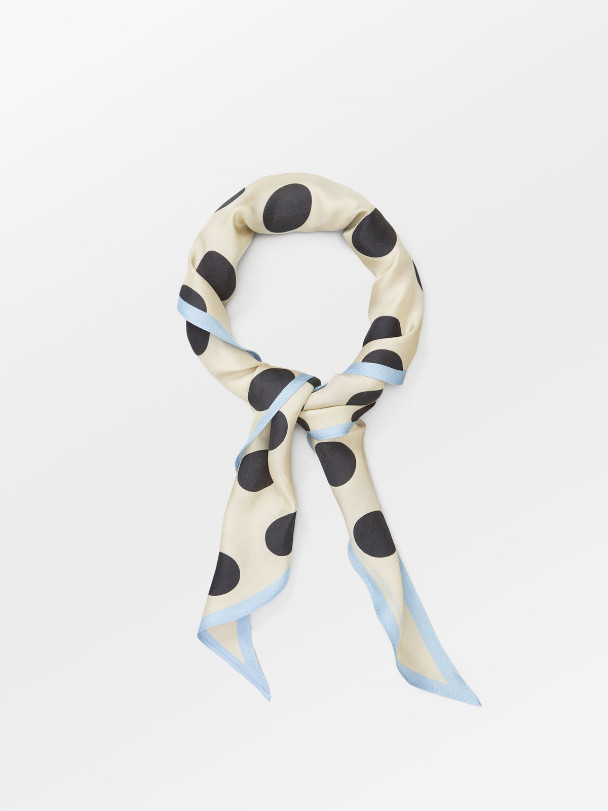 Becksöndergaard, Maxi Polka Triangle Sia Scarf - Birch White, scarves, scarves, scarves, scarves