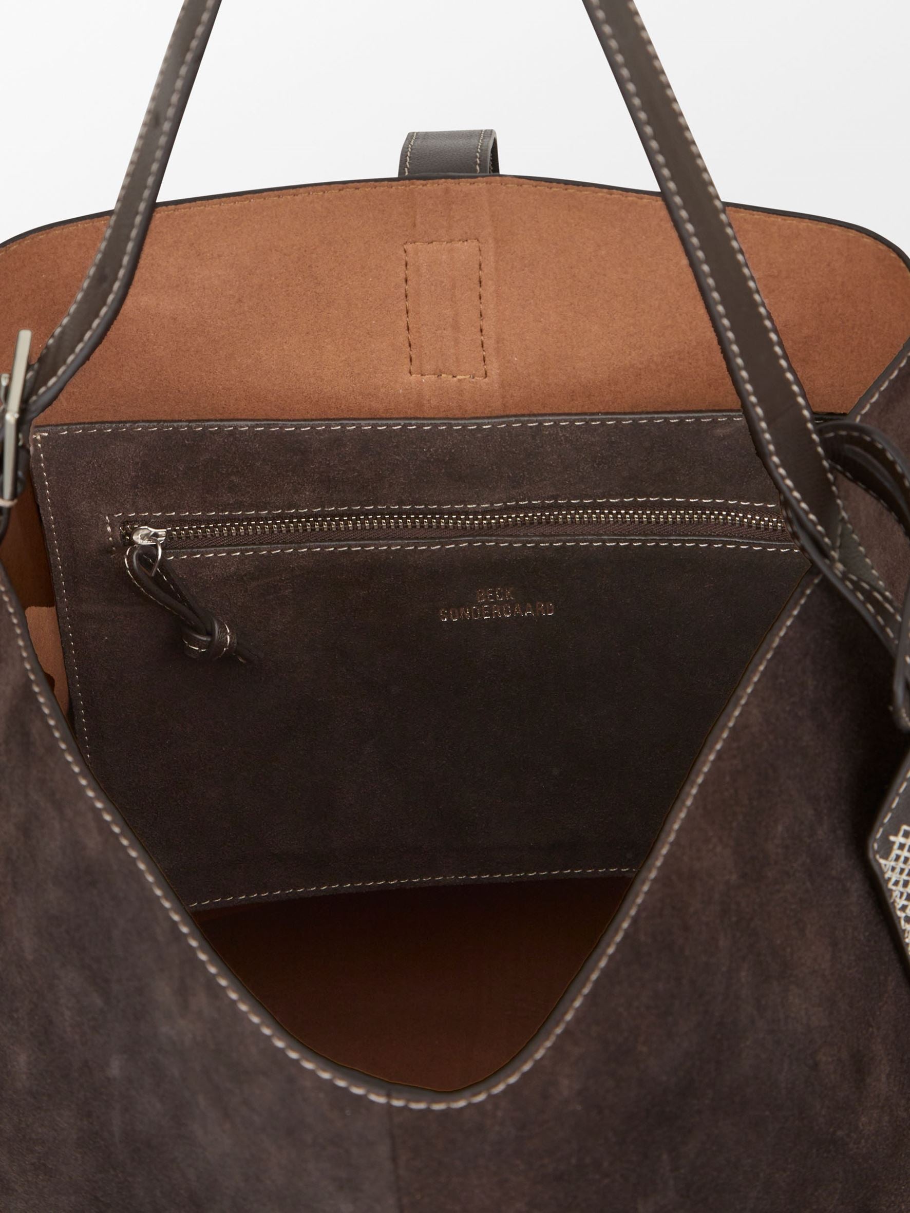 Becksöndergaard, Suede Leah Bag - Chocolate Torte, onesize