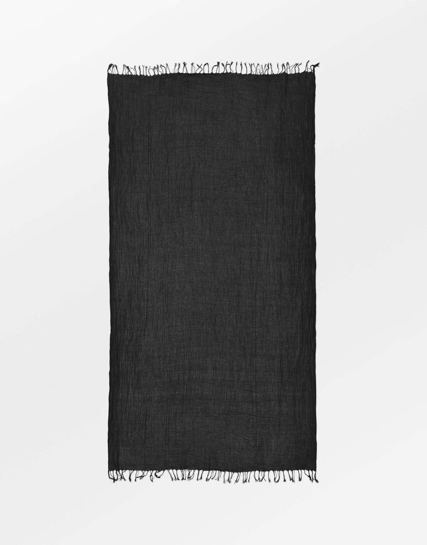 Becksöndergaard, Solid Ilona Scarf - Black/Black, scarves, black week, black week
