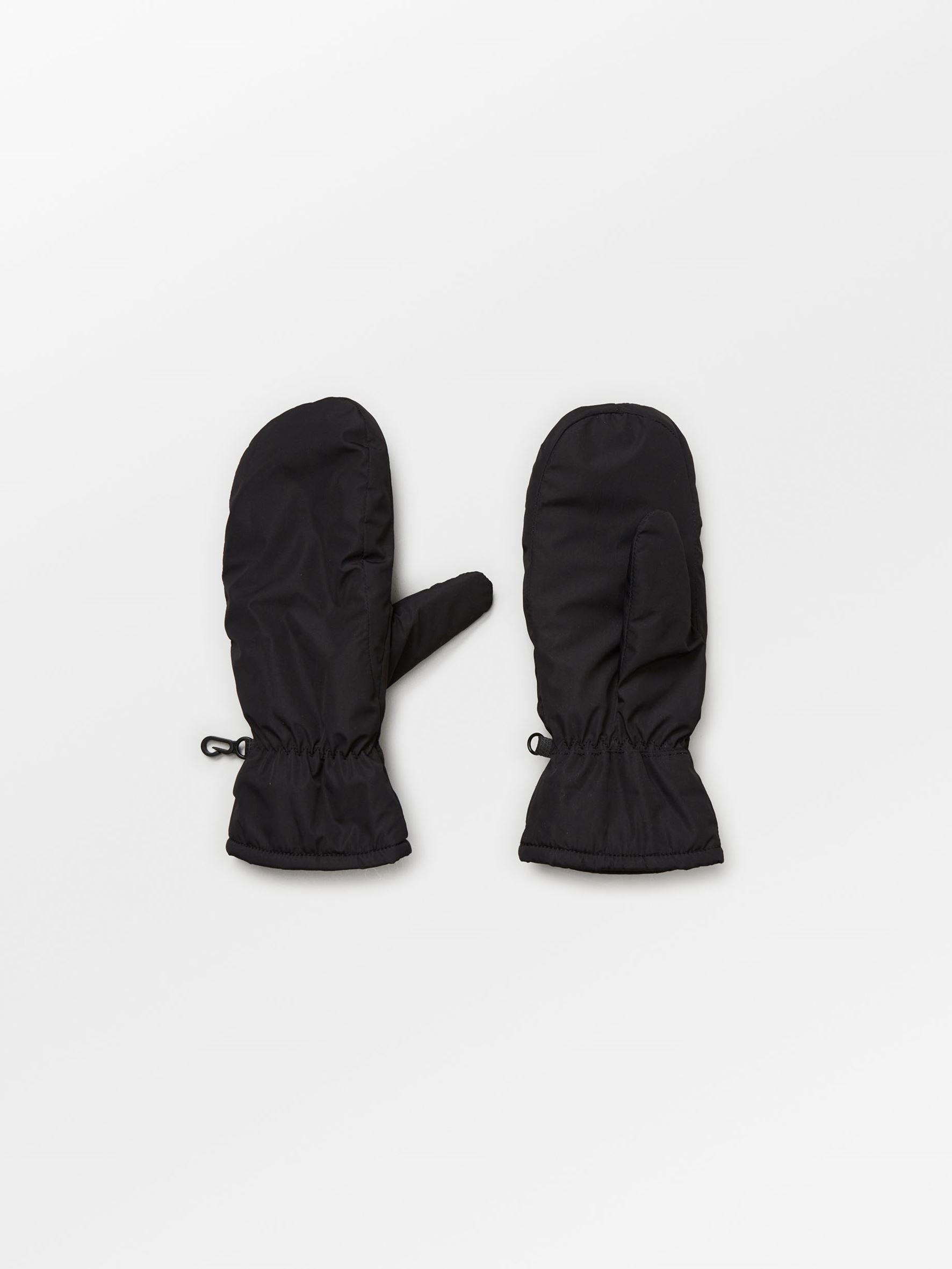 Becksöndergaard, Padded Nylona Mitten - Black, accessories, accessories, sale, sale, sale