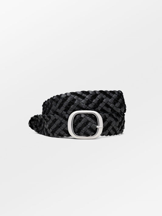 Becksöndergaard, Mix Braided Rochel Belt - Black, accessories, accessories