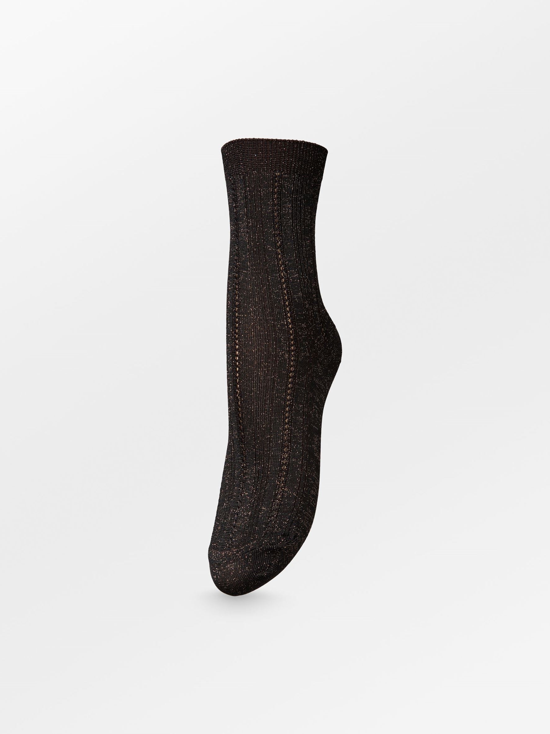 Becksöndergaard, Glitter Drake Sock - Hot Fudge Brown, socks