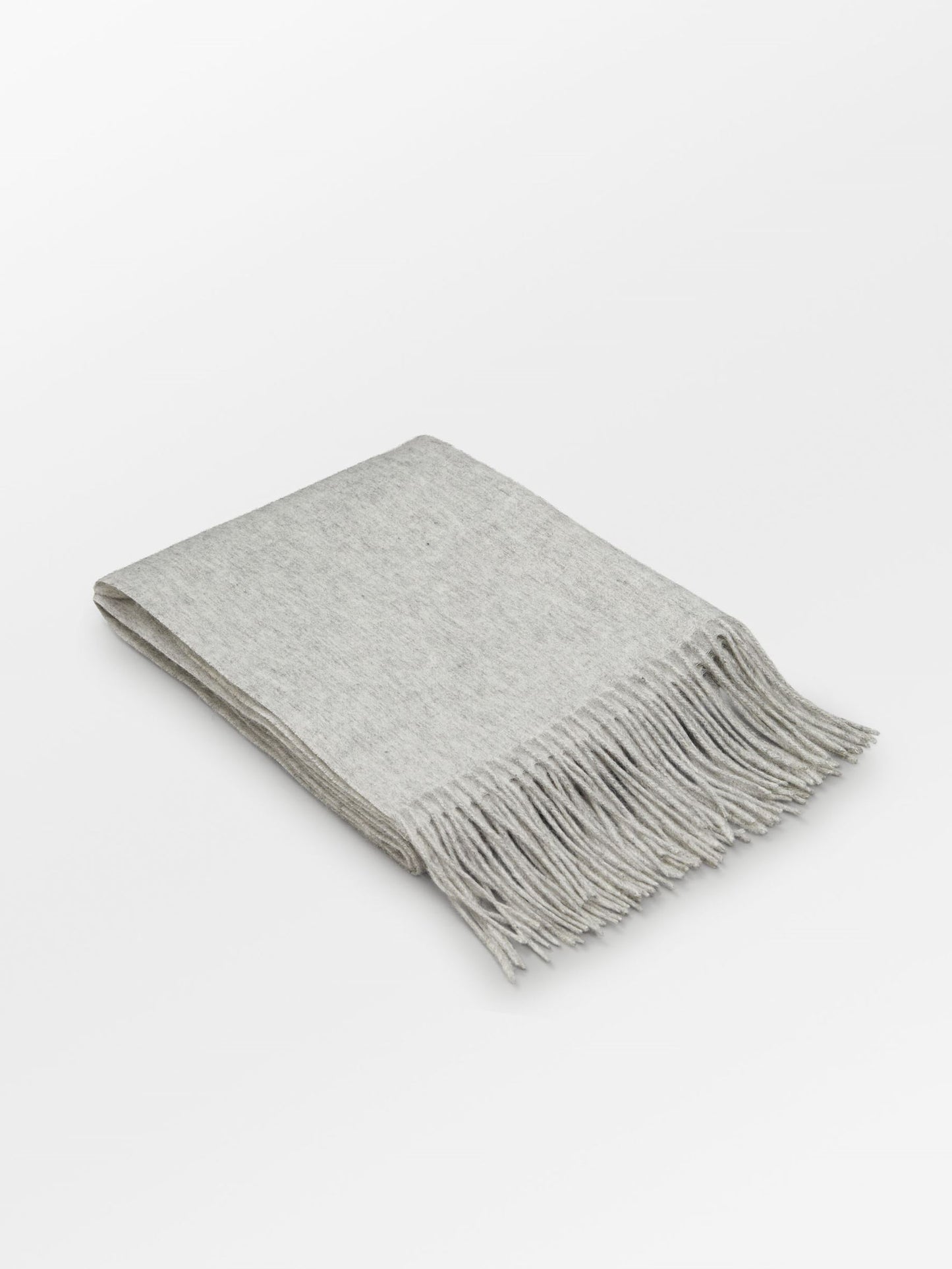 Crystal Edition Wool Scarf - Light Grey OneSize   BeckSöndergaard