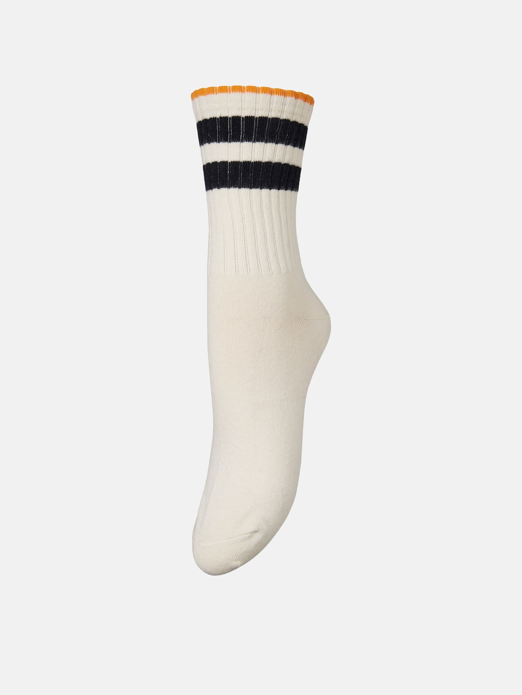 Tenna Thick Sock - Eggnog Off White Socks   BeckSöndergaard