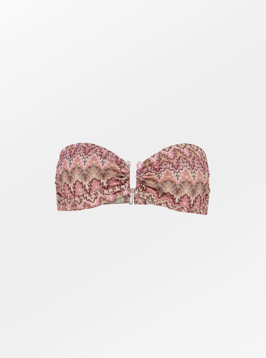 Becksöndergaard, Amber Bandeau Bikini Top - Dusty Rose, swimwear, swimwear, noos, swimwear, swimwear, noos