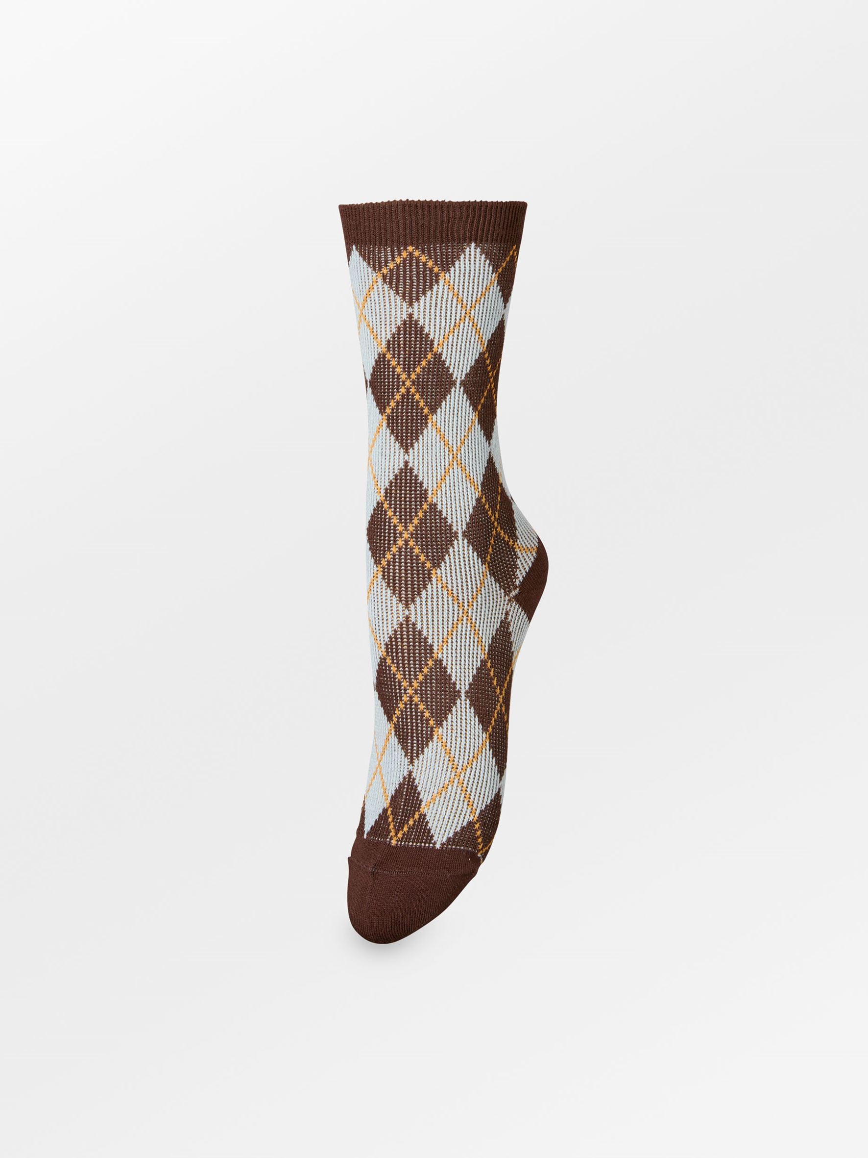 Becksöndergaard, Argyle Cotta Sock - Chocolate Torte, socks, socks, socks